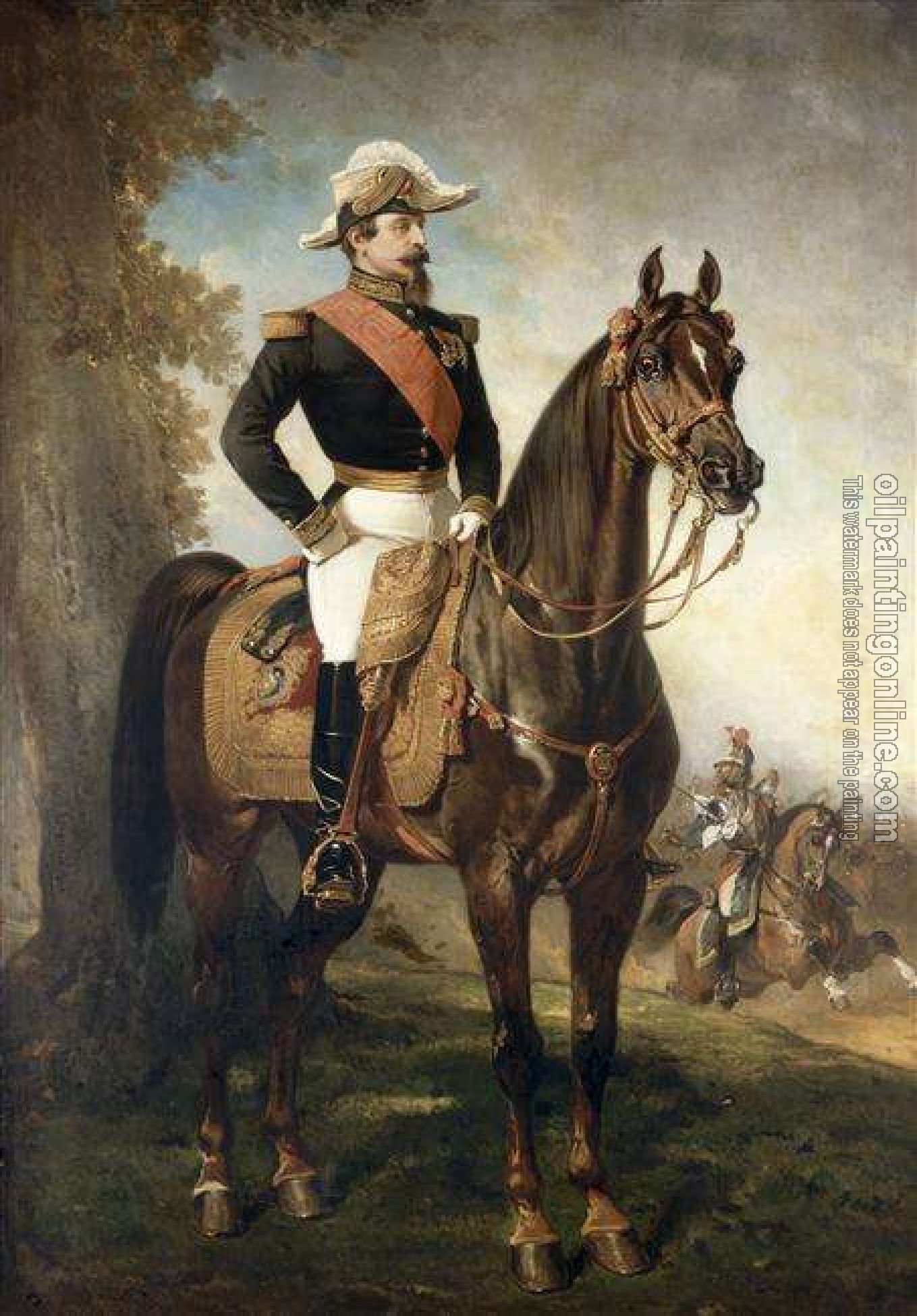 Alfred Dedreux - Portrait Napoleon III